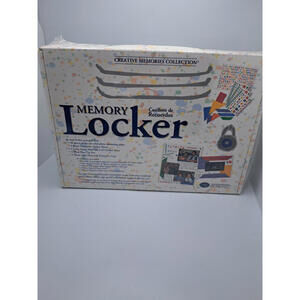 Memory Locker 1990s Scrapbook Box Stickers Paper Pen Stationary
